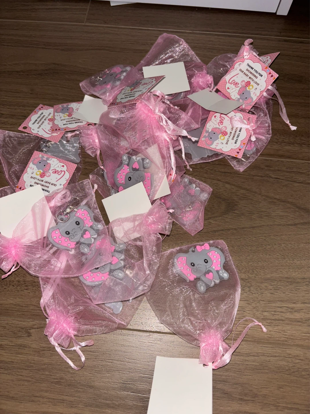Baby Shower Elephant Keychains (Pack of 10) - photo 2