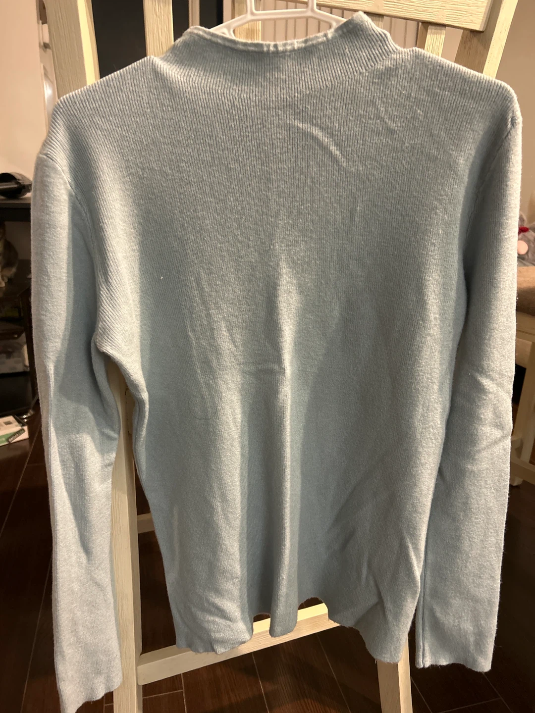 Baby Blue Mock Neck Sweater