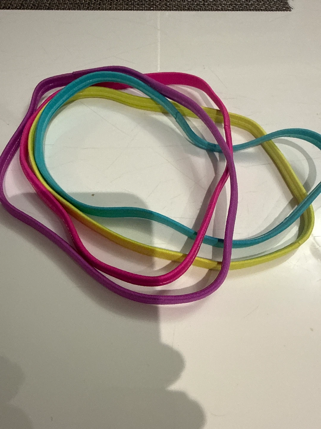 Set of 4 Thin Elastic Headbands
