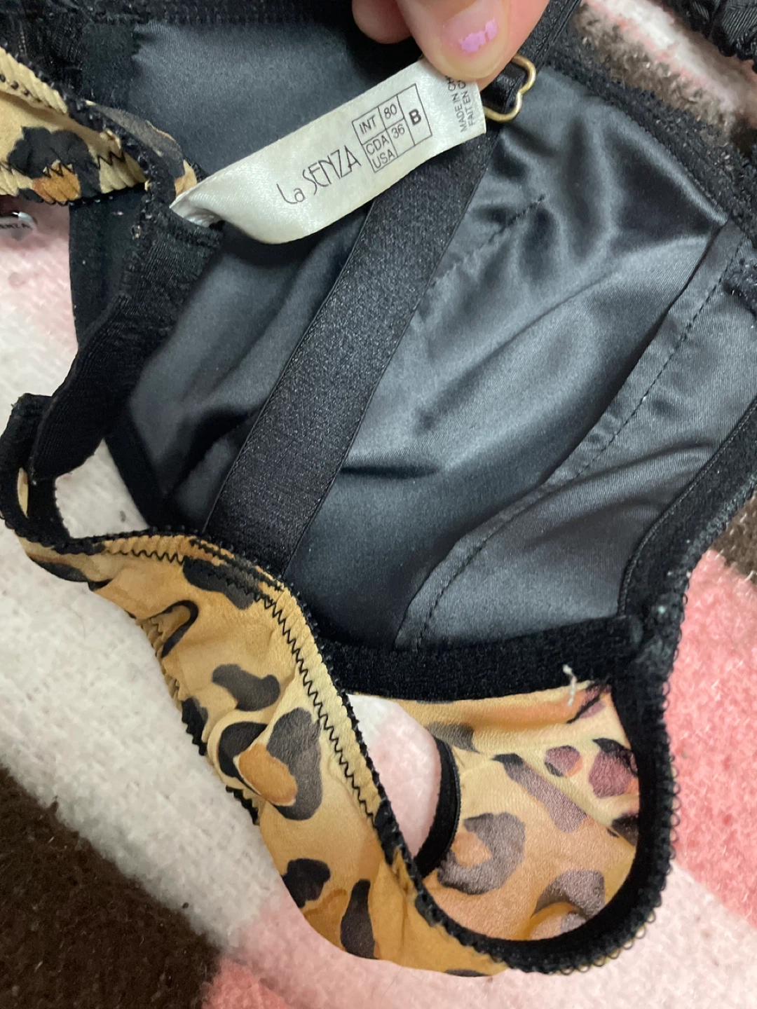 La Senza Leopard Print Bra - 36 B Cup - photo 3