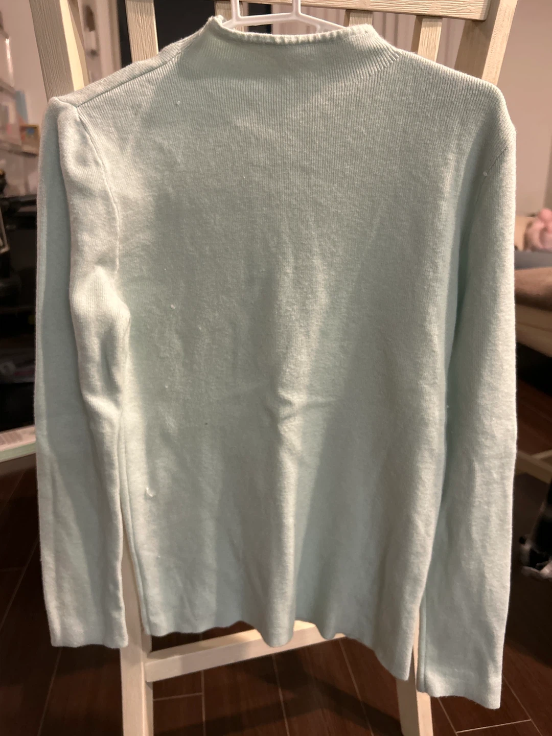 Baby green Mock Neck Sweater