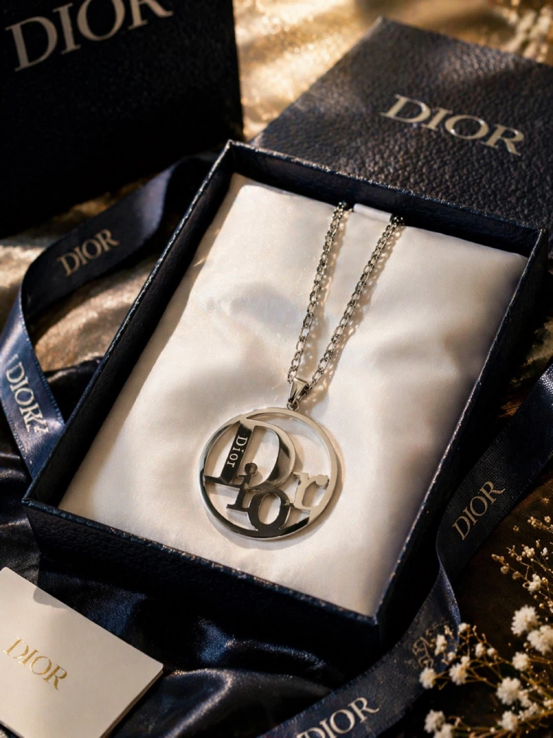 Dior CD Logo Pendant Necklace - photo 3