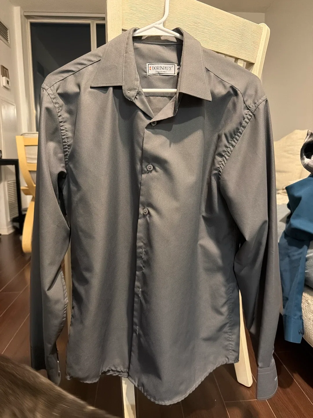 Dorinho's Supremo Grey Men's Dress Shirt