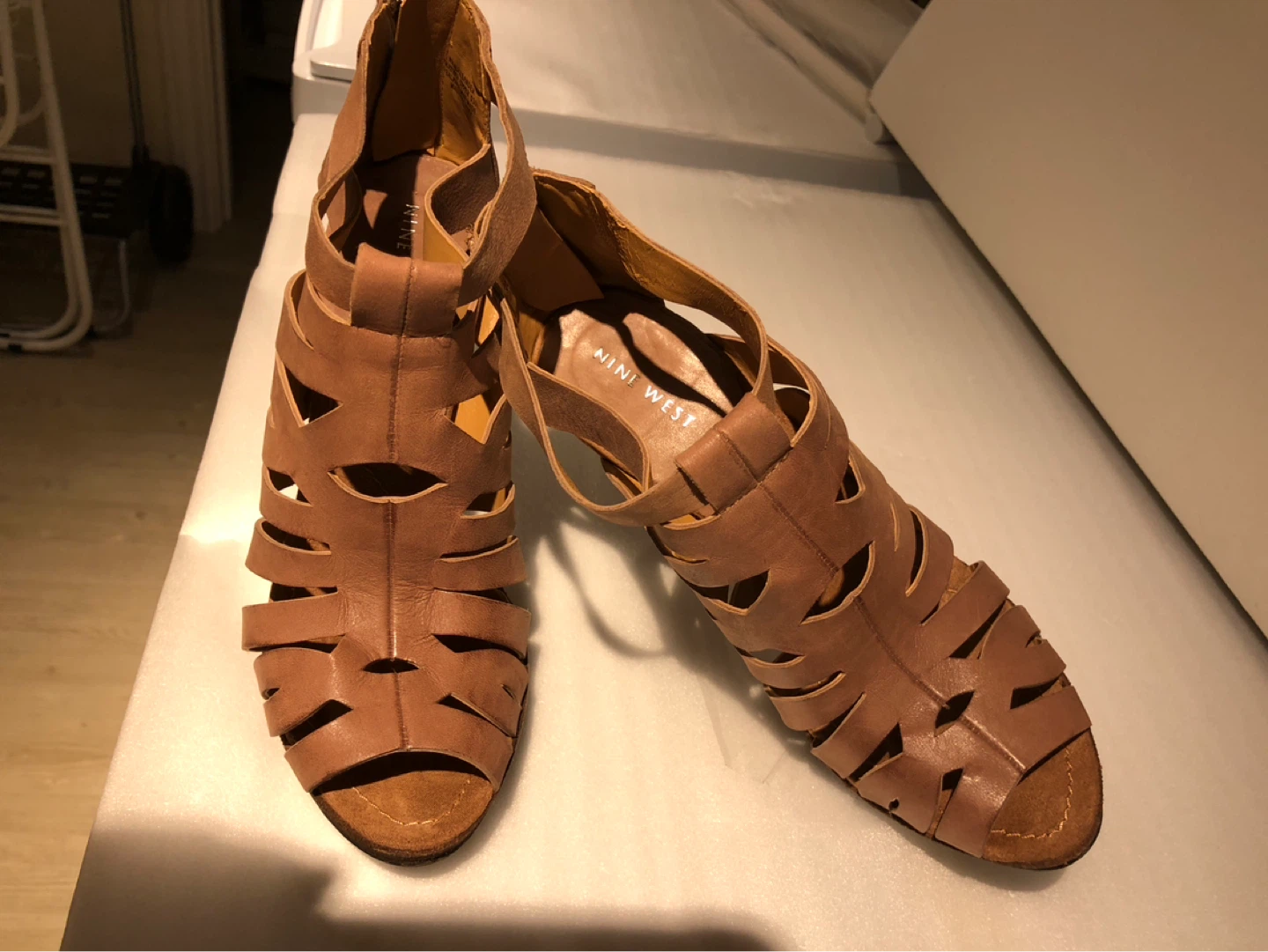 Leather Nine West Sandals