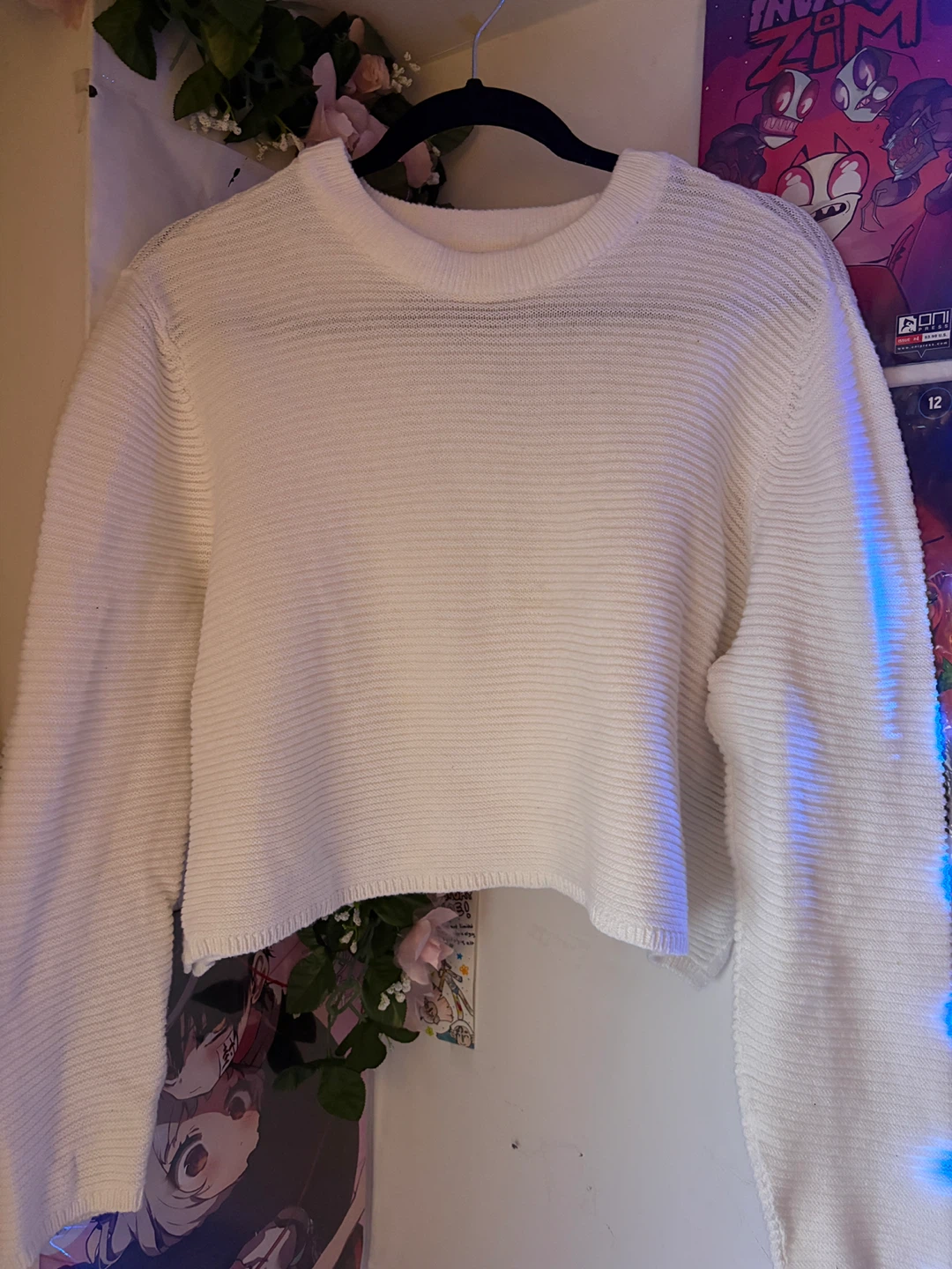 Cotton On White Knit Sweater Size S