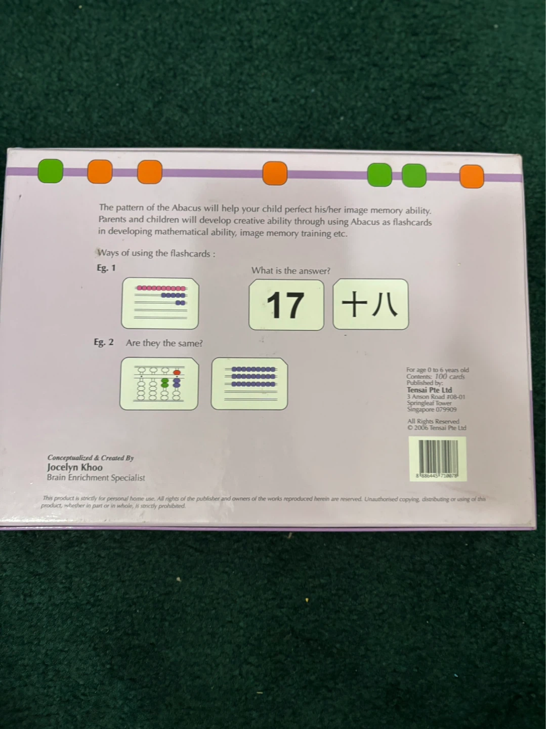 The Abacus Genius Bilingual Flashcards - photo 2