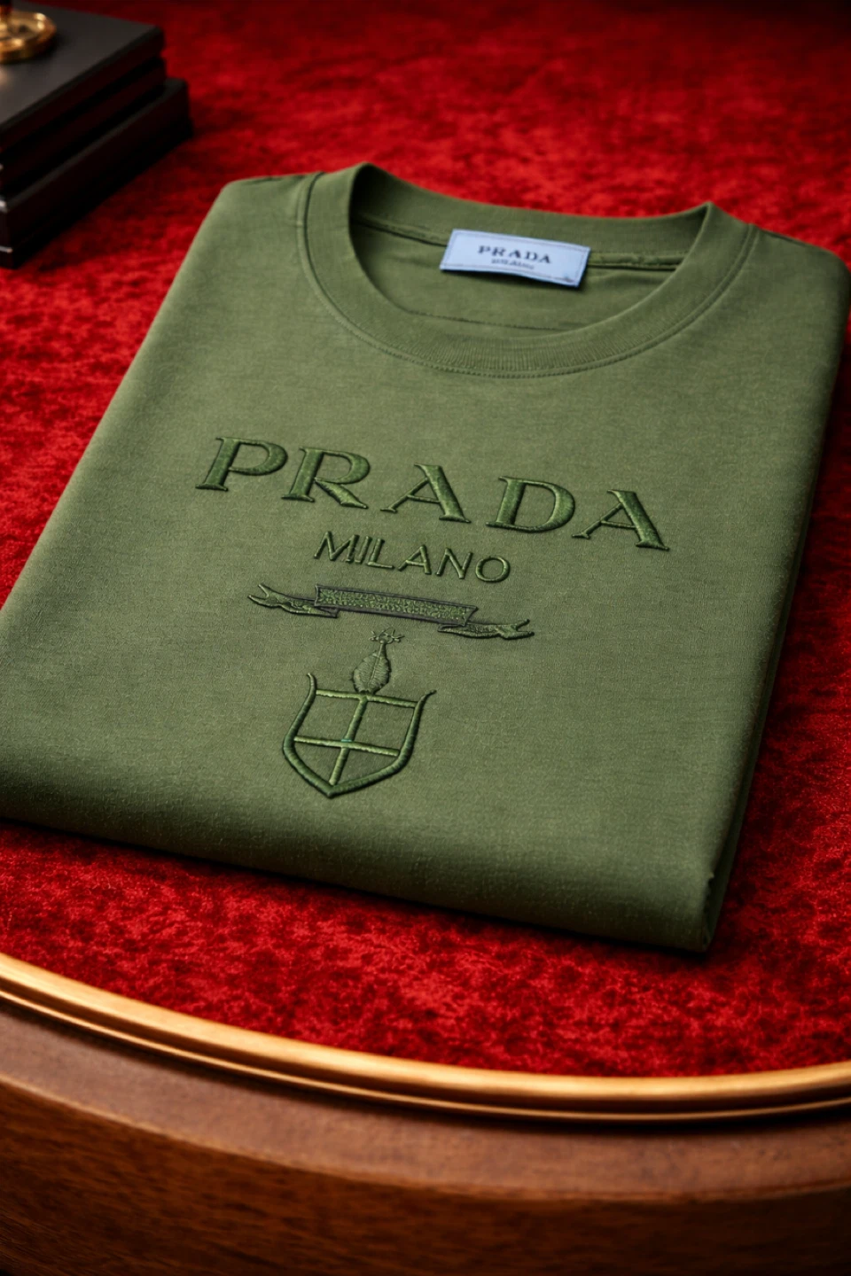 Prada Milano Green Cotton T-Shirt - photo 2