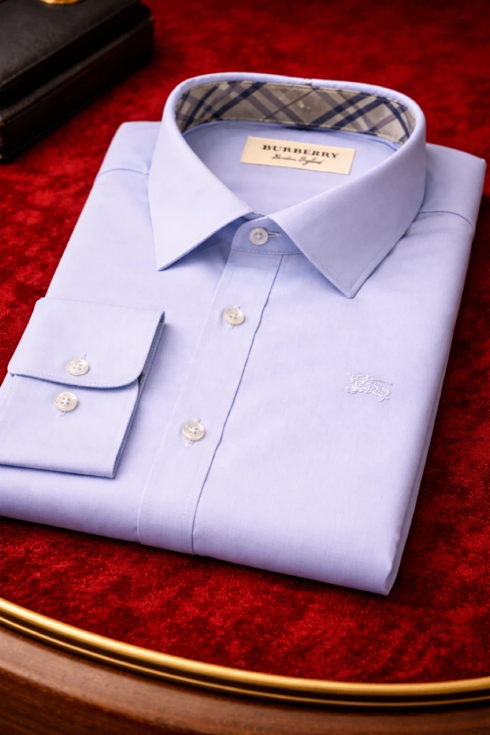 Burberry Light Blue Dress Shirt - photo 3