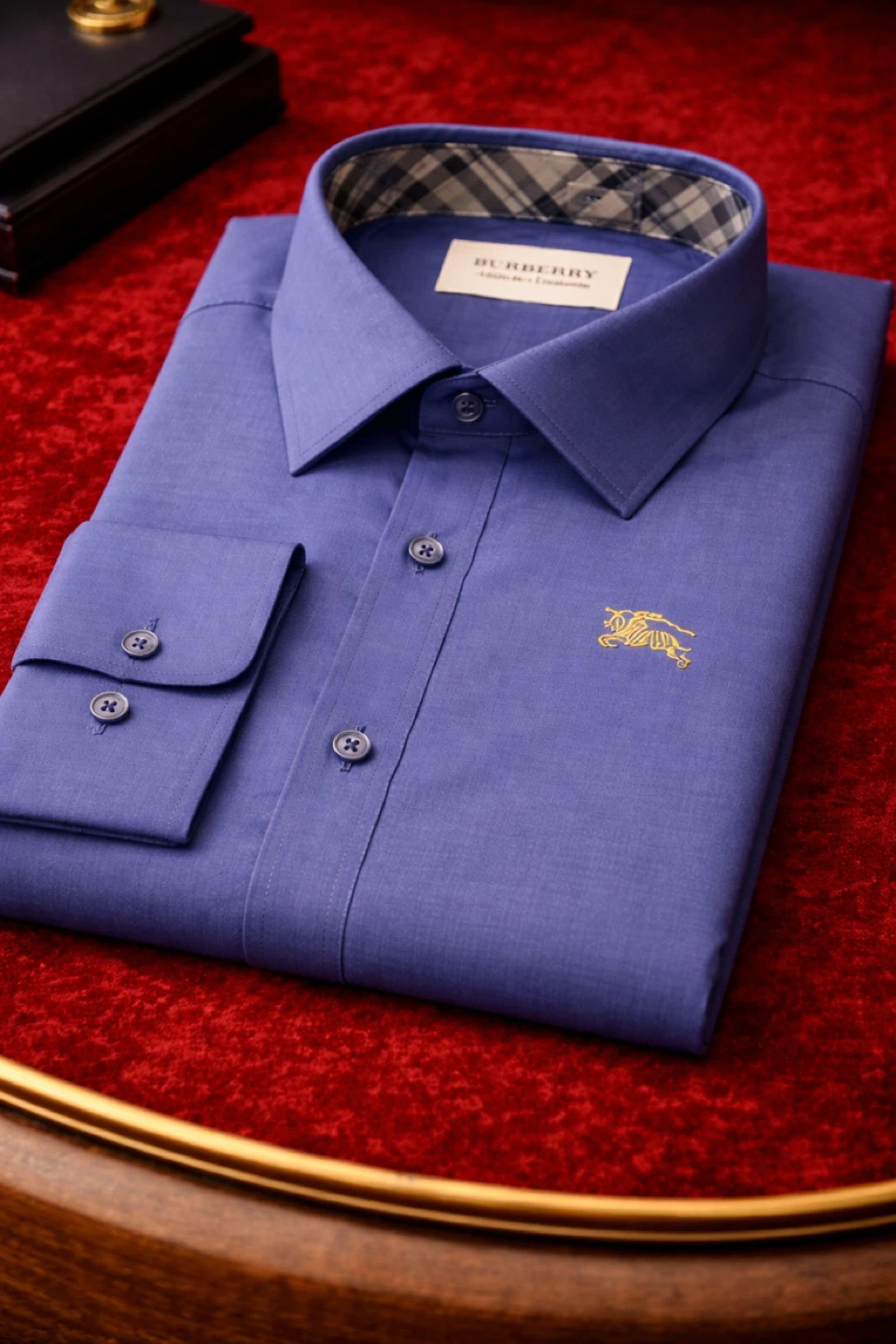 Burberry Men's Blue Dress Shirt - photo 3