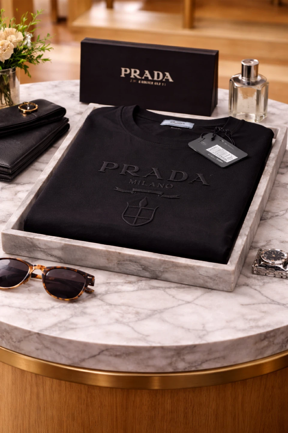 Black Prada Milano T-Shirt - photo 2