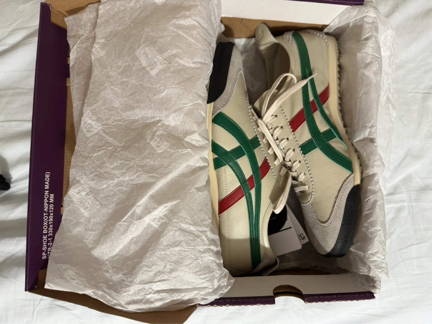 Onitsuka Tiger Mexico 66 Deluxe Cream/Green Men's US 9 - photo 3