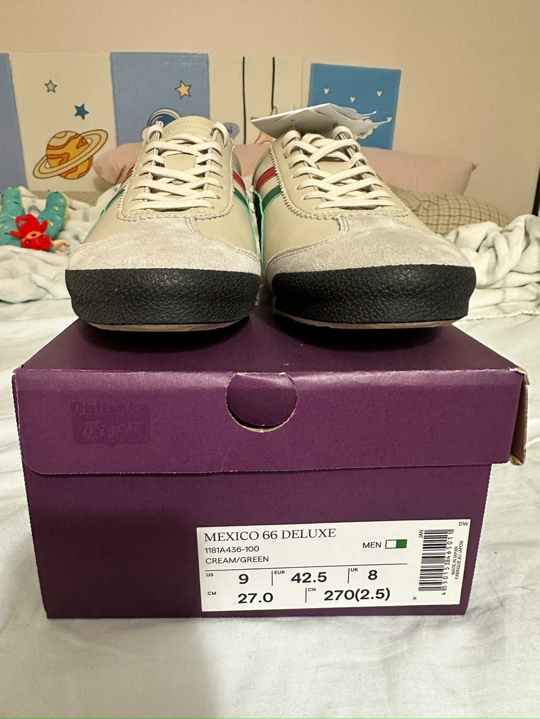 Onitsuka Tiger Mexico 66 Deluxe Cream/Green Men's US 9 - photo 2