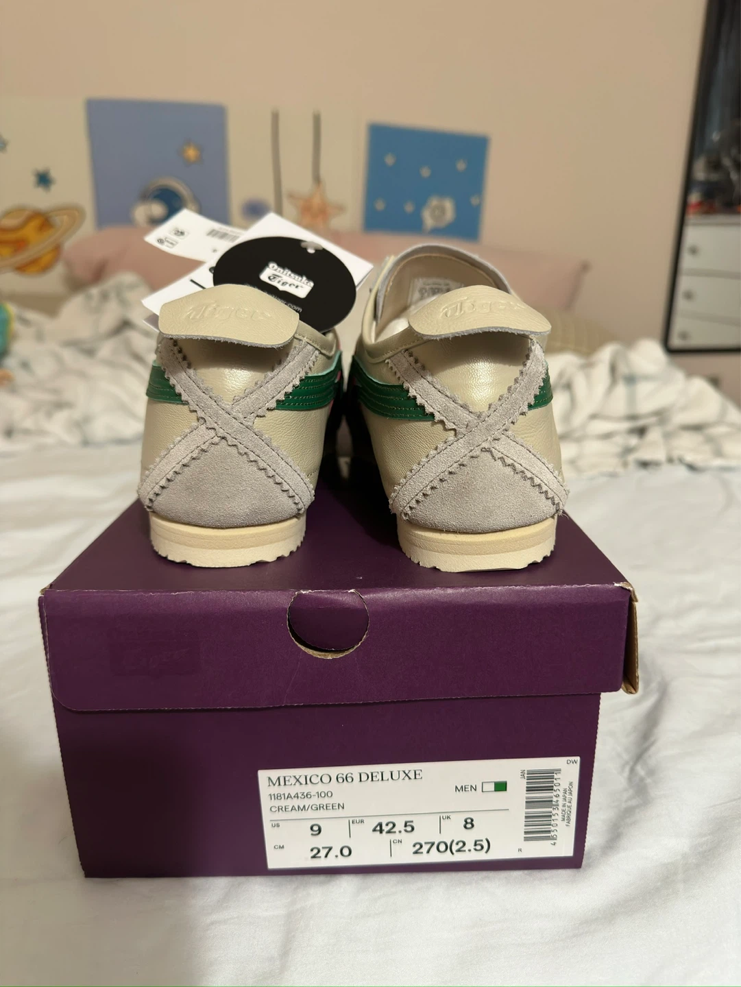 Onitsuka Tiger Mexico 66 Deluxe Cream/Green Men's US 9 - photo 5