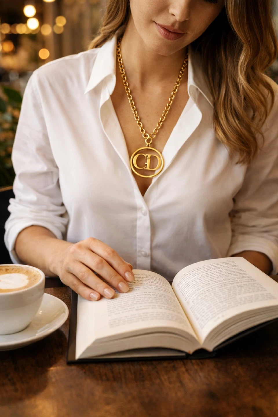 Dior CD Logo Necklace