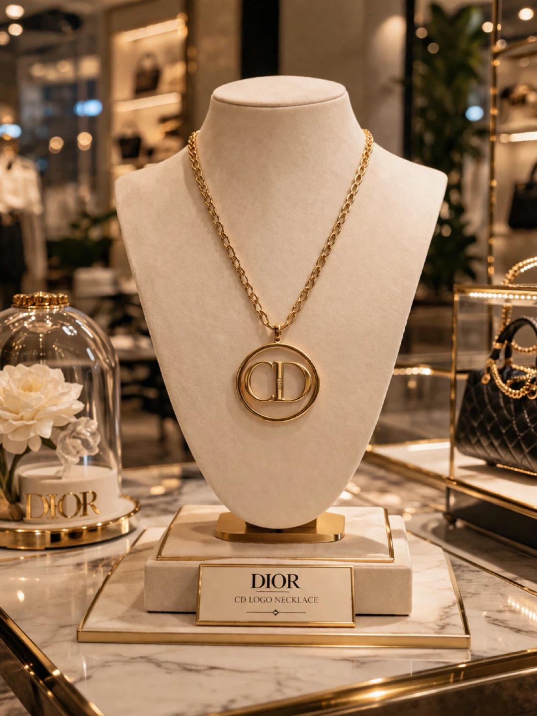 Dior CD Logo Necklace - photo 2