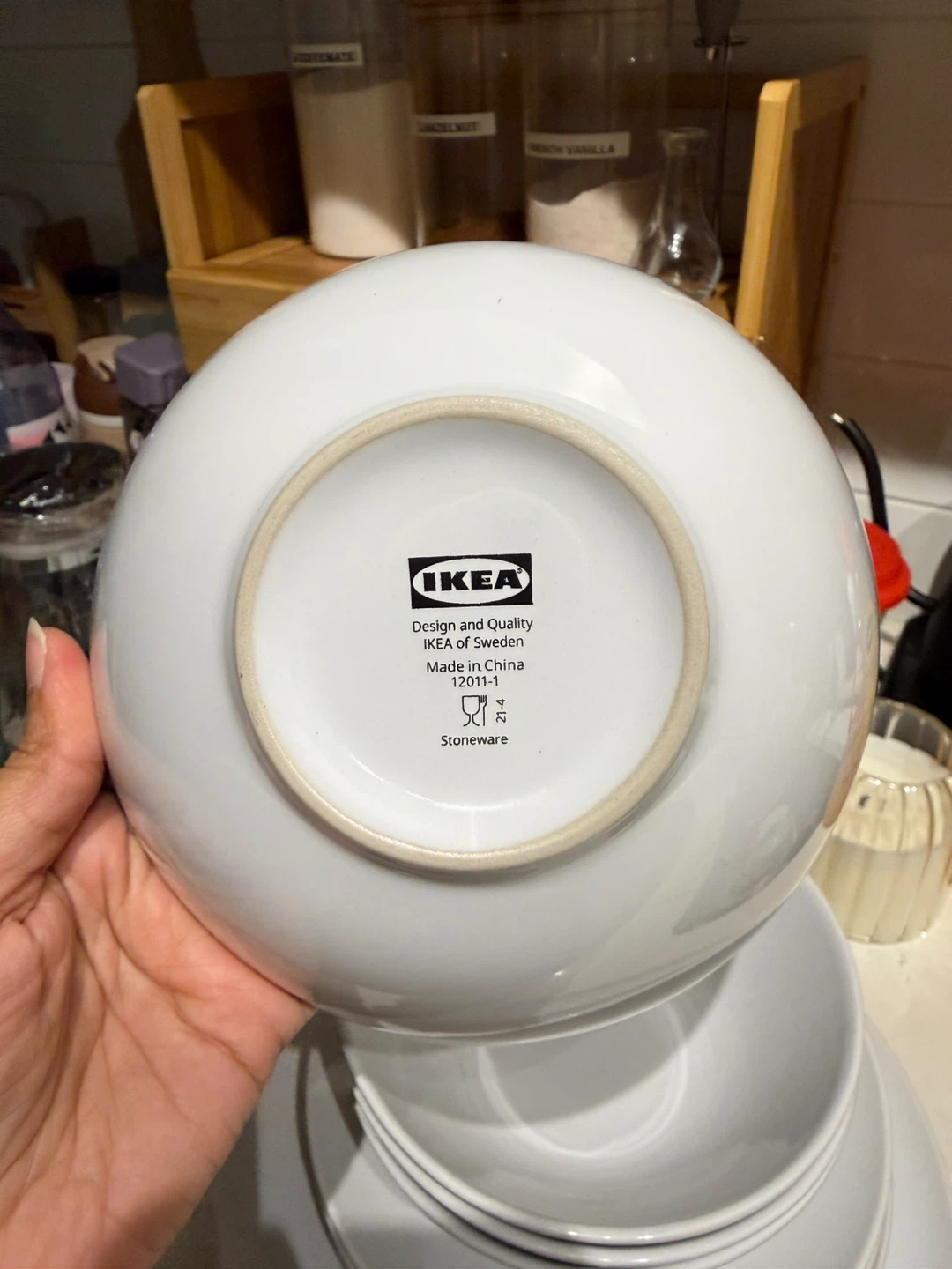 IKEA Stoneware Bowl and Plate Set - photo 2
