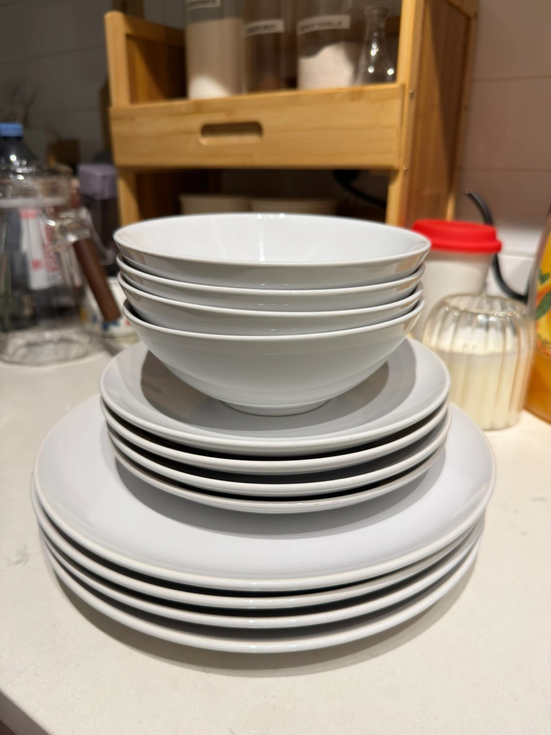 IKEA Stoneware Bowl and Plate Set