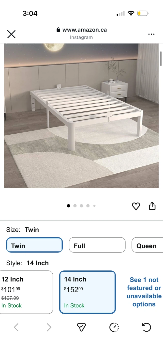 Twin Size Bed Frame