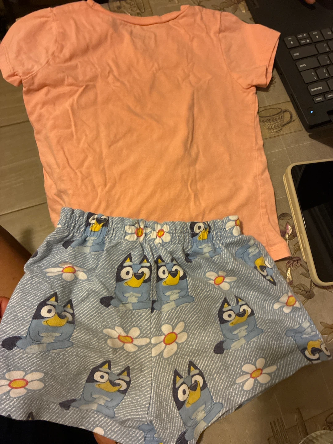 Bluey Toddler Girls summer outfit Set - photo 3