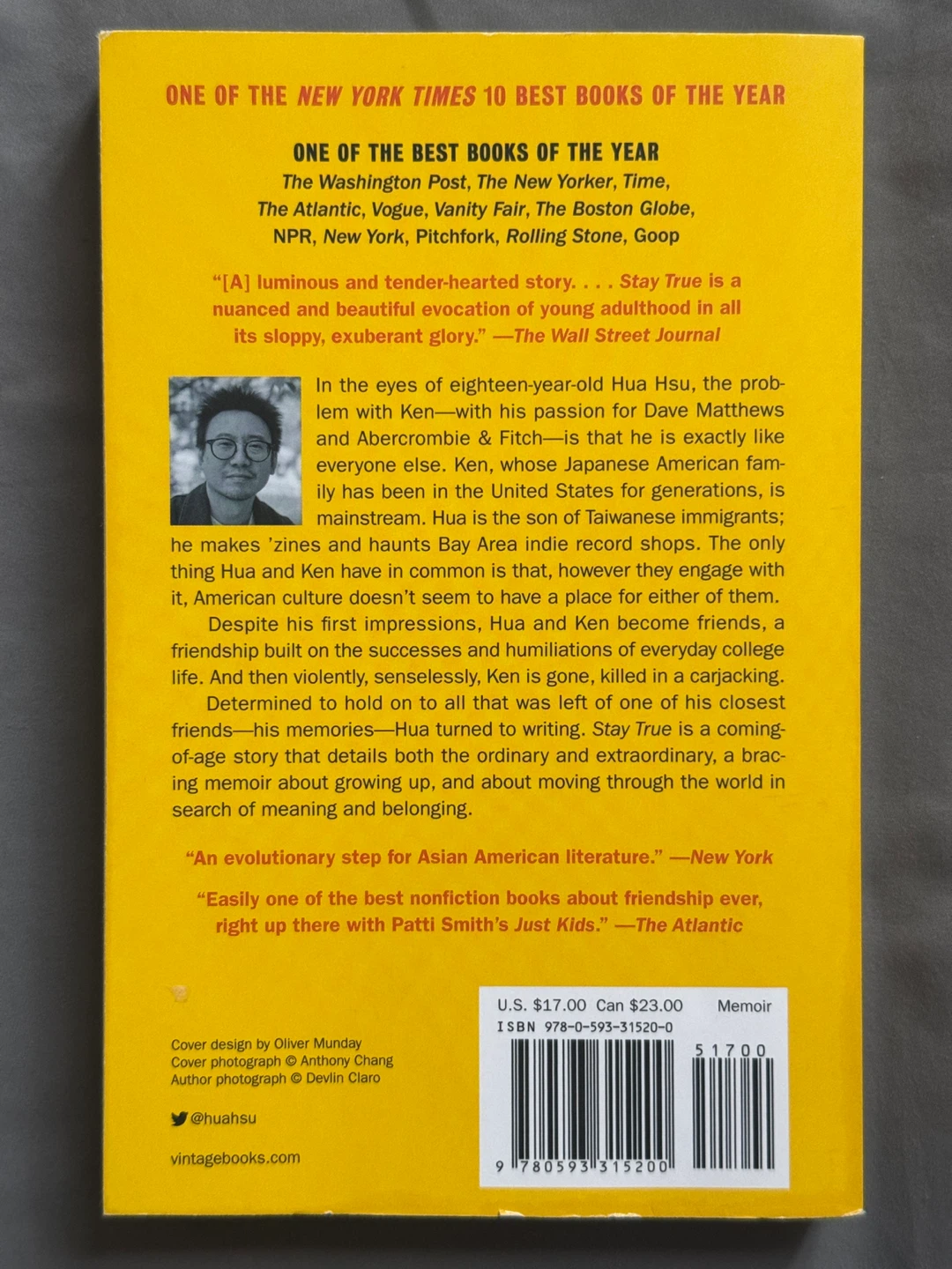 Stay True: A Memoir by Hua Hsu - photo 2