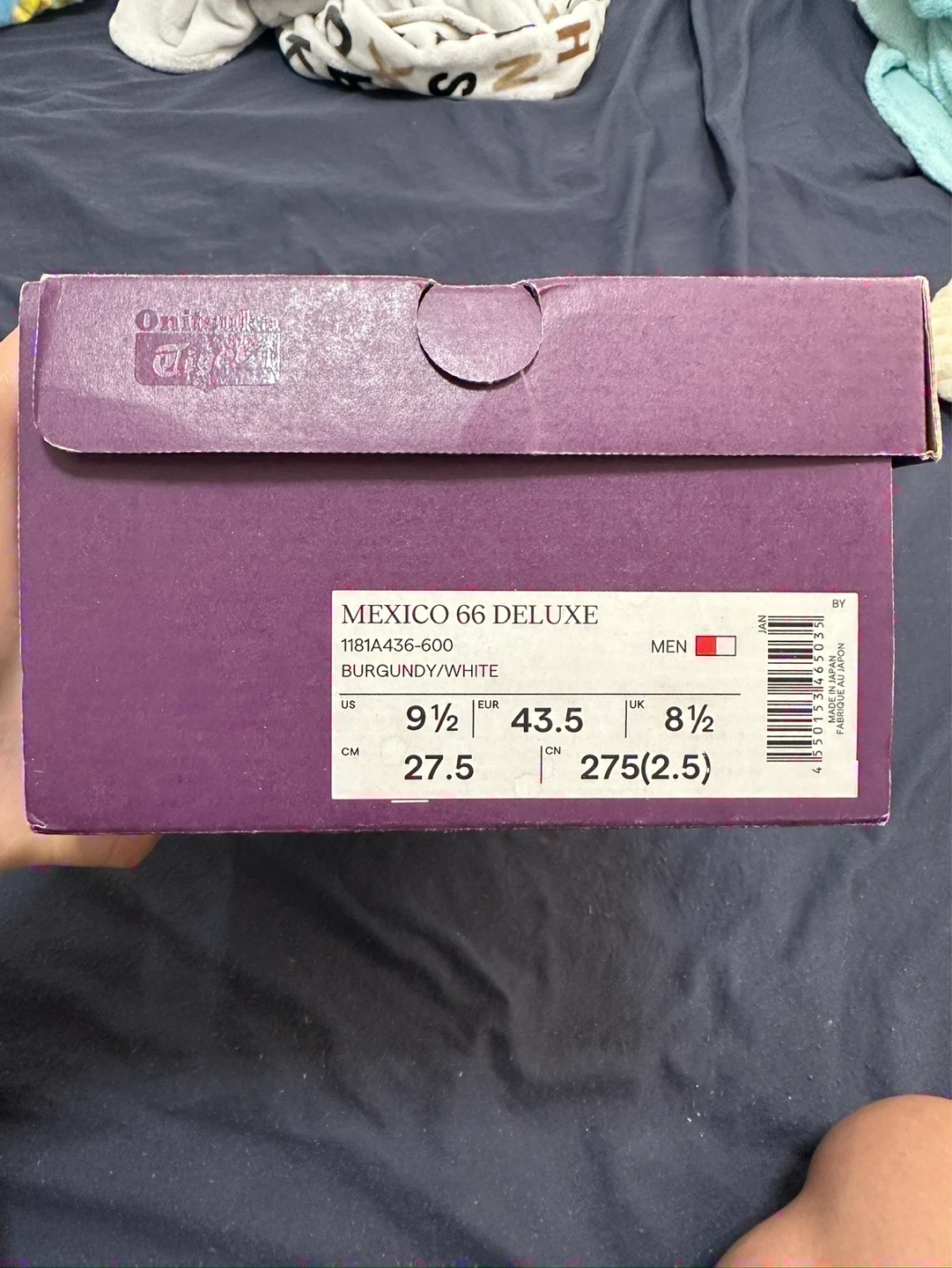 Onitsuka Tiger MEXICO 66 DELUXE Burgundy/White - photo 2