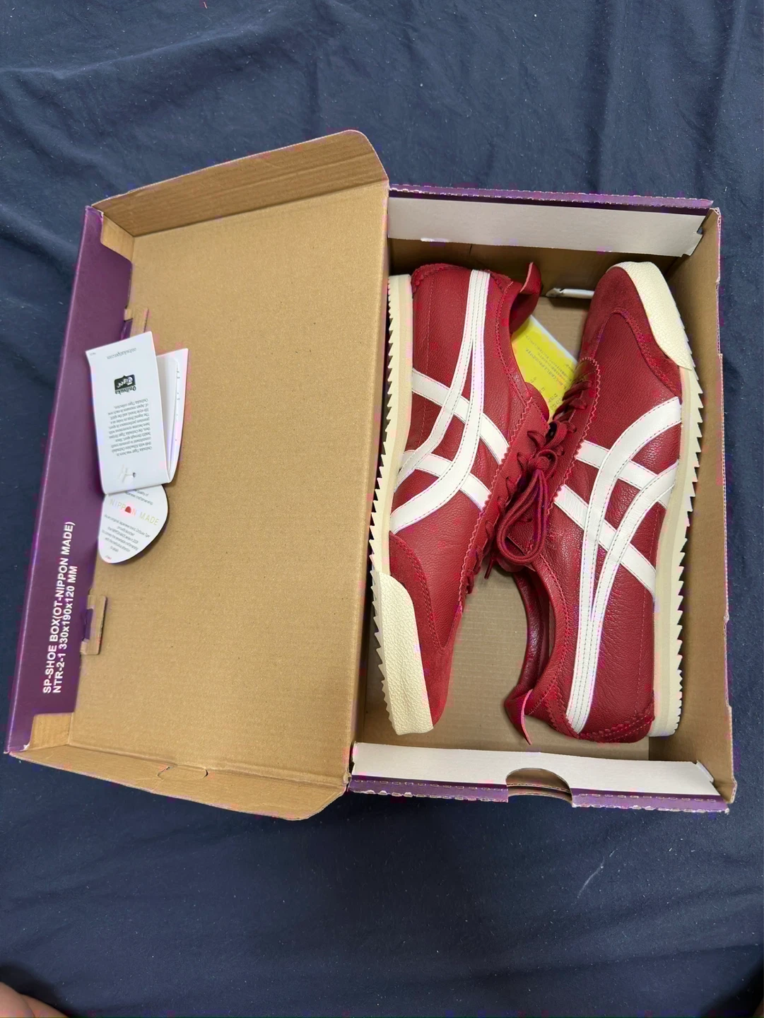 Onitsuka Tiger MEXICO 66 DELUXE Burgundy/White