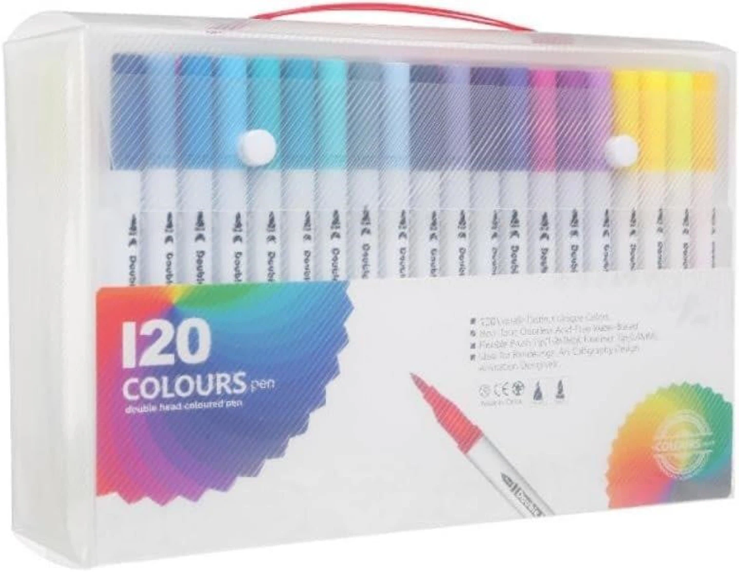 Brand new 120 Colour Double Headed Pen Set