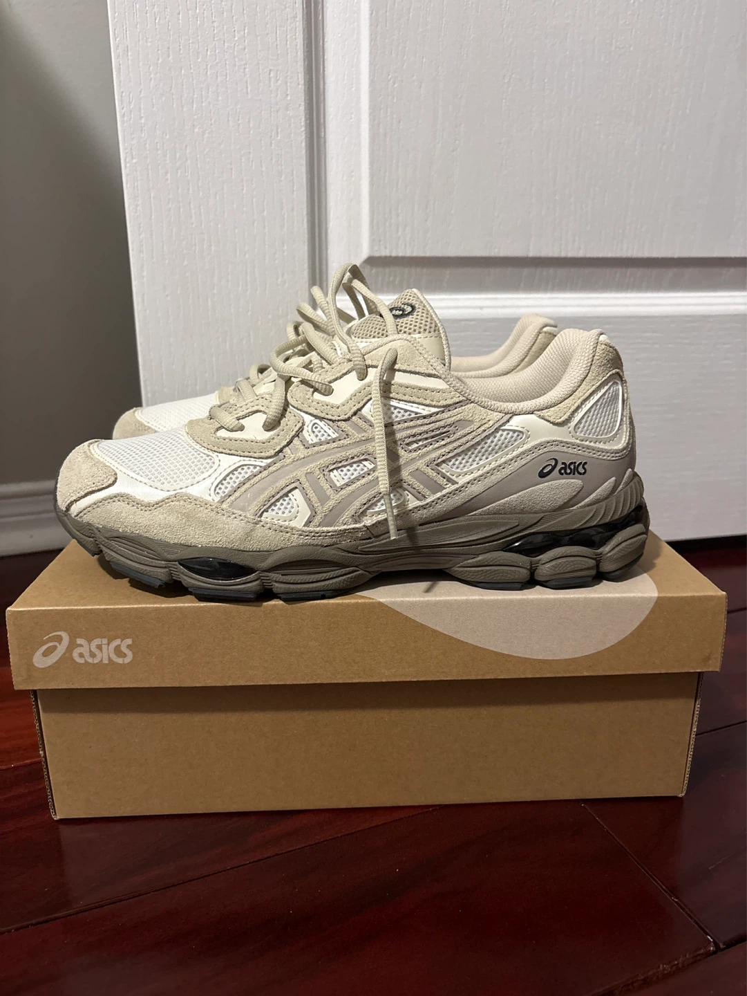 ASICS GEL-NYC Cream/Putty Sneakers US Men's 10