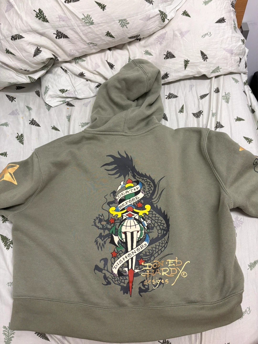Ed Hardy Zip-Up Hoodie - photo 4