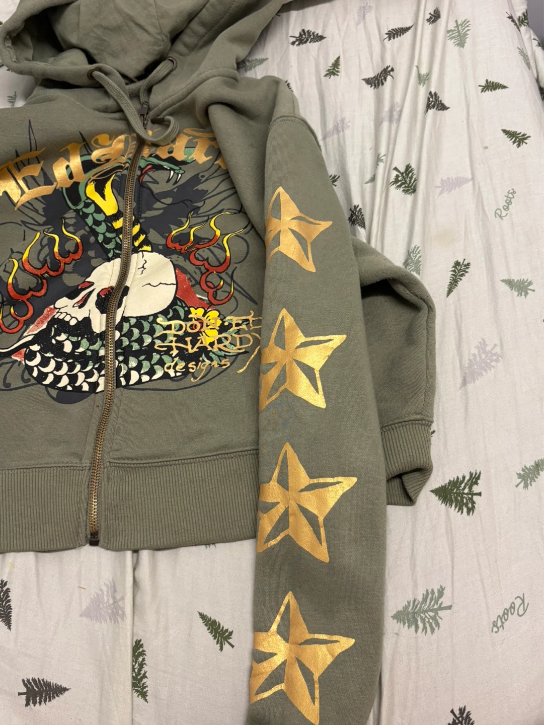 Ed Hardy Zip-Up Hoodie - photo 3