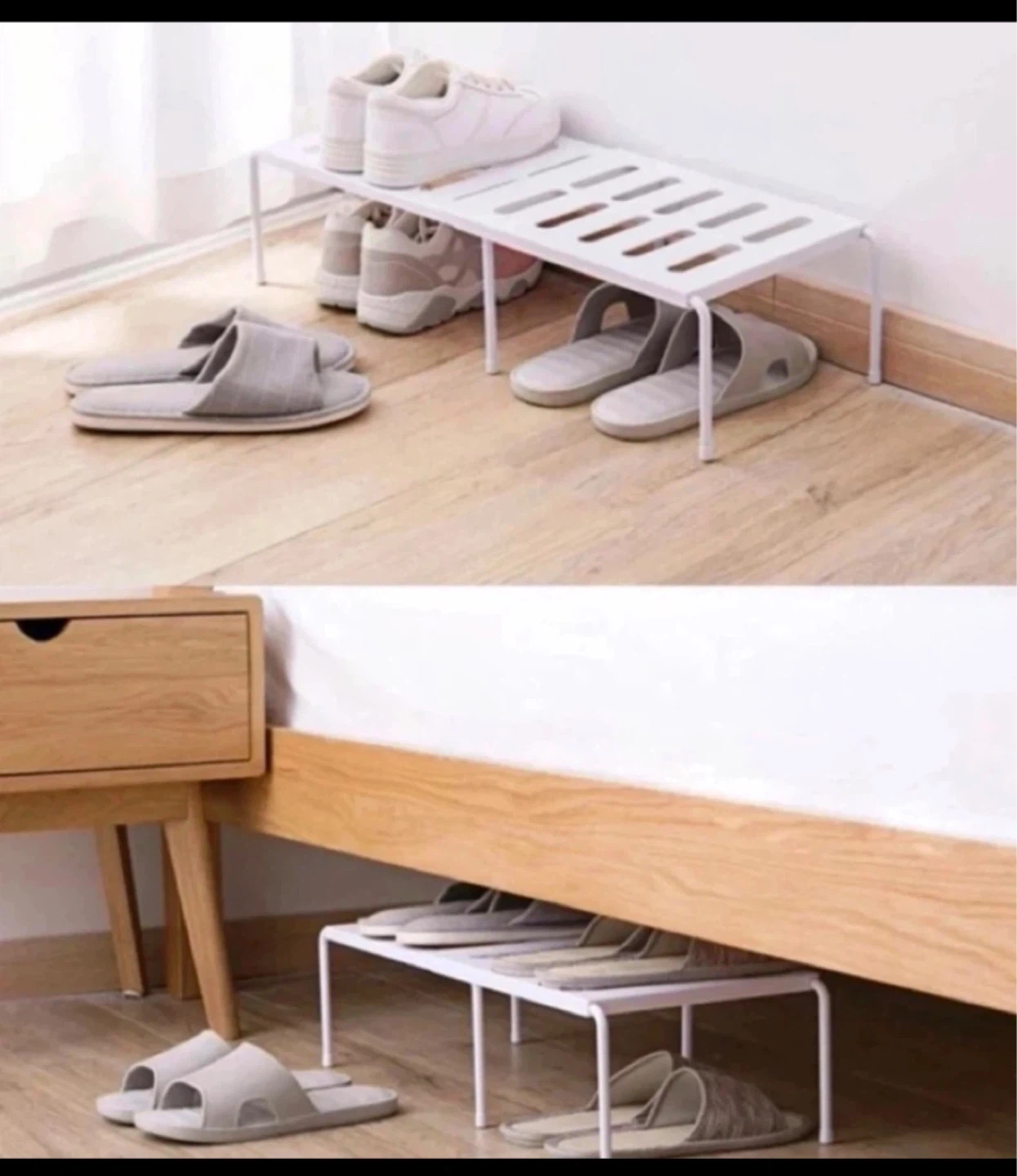 Stackable Shoe Rack Shelf Organizer