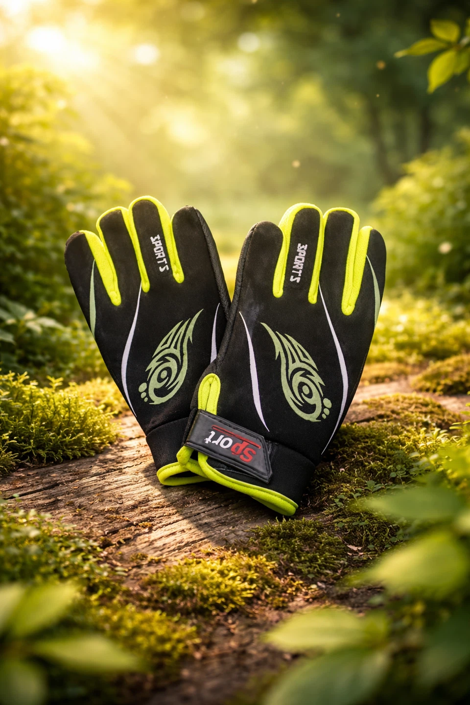 SPORTS Gloves Black/Yellow