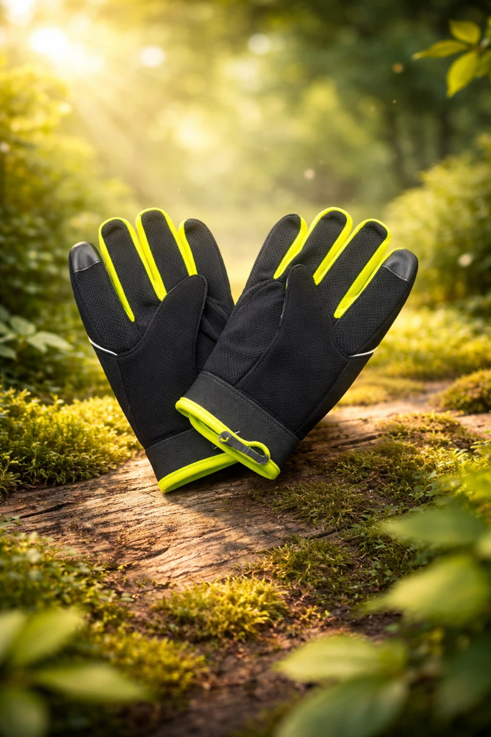SPORTS Gloves Black/Yellow - photo 2