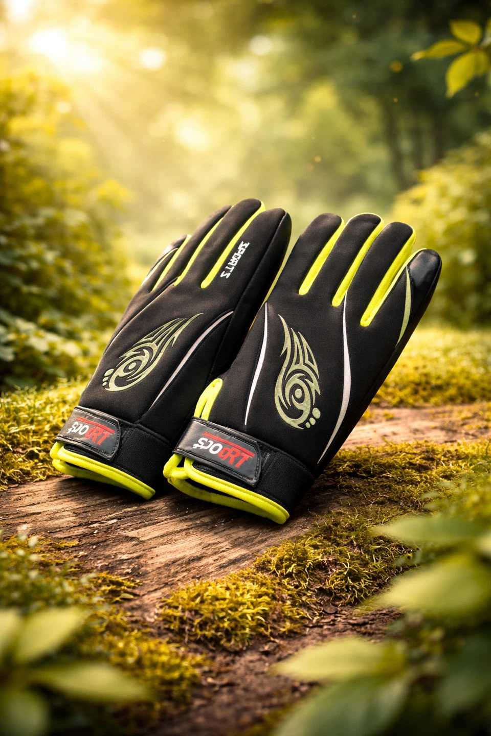 SPORTS Gloves Black/Yellow - photo 3