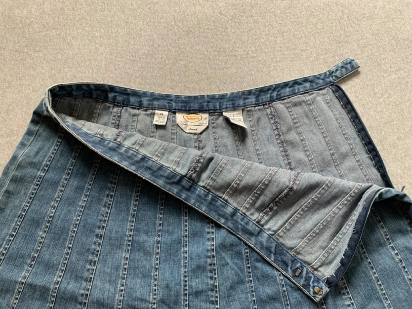 Talbots Denim A-Line Skirt - Size 14 - photo 3