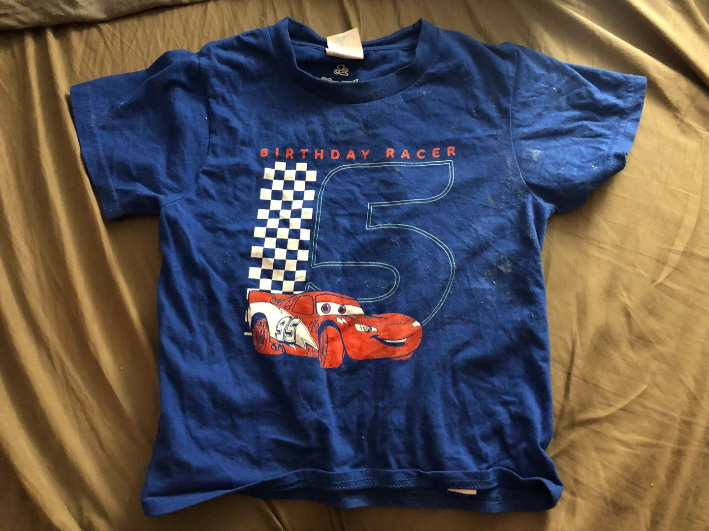 5Th Disney Cars "Birthday Racer" T-Shirt