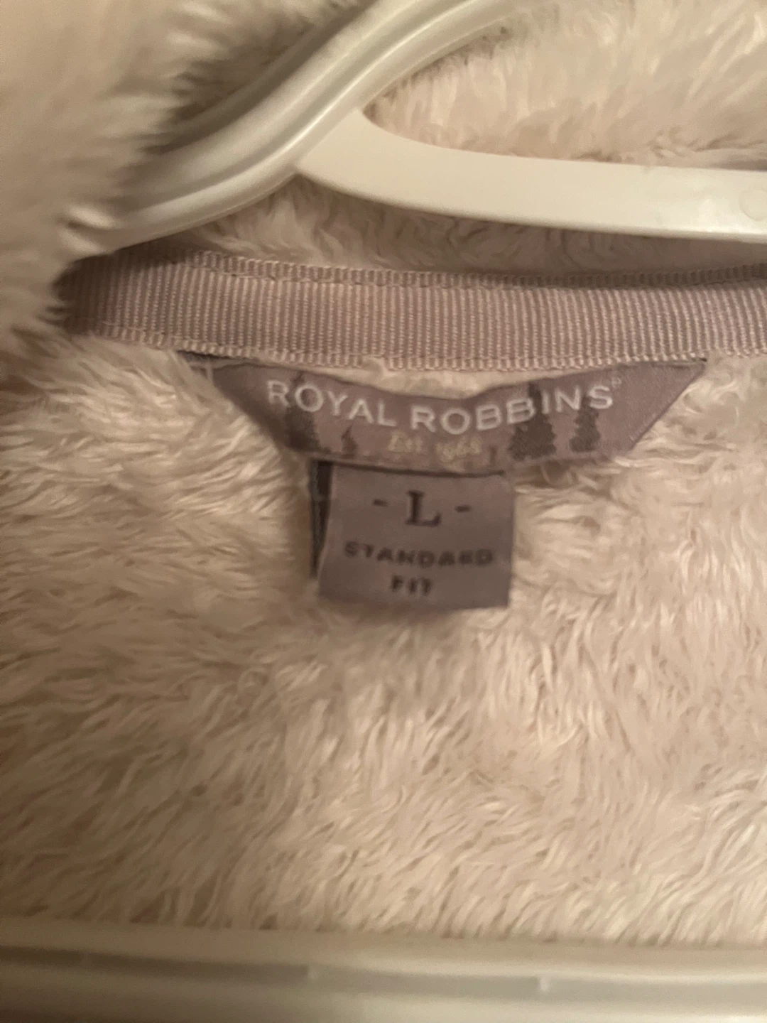 Royal Robbins Women's Fleece Jacket - Cream - Size L - photo 3