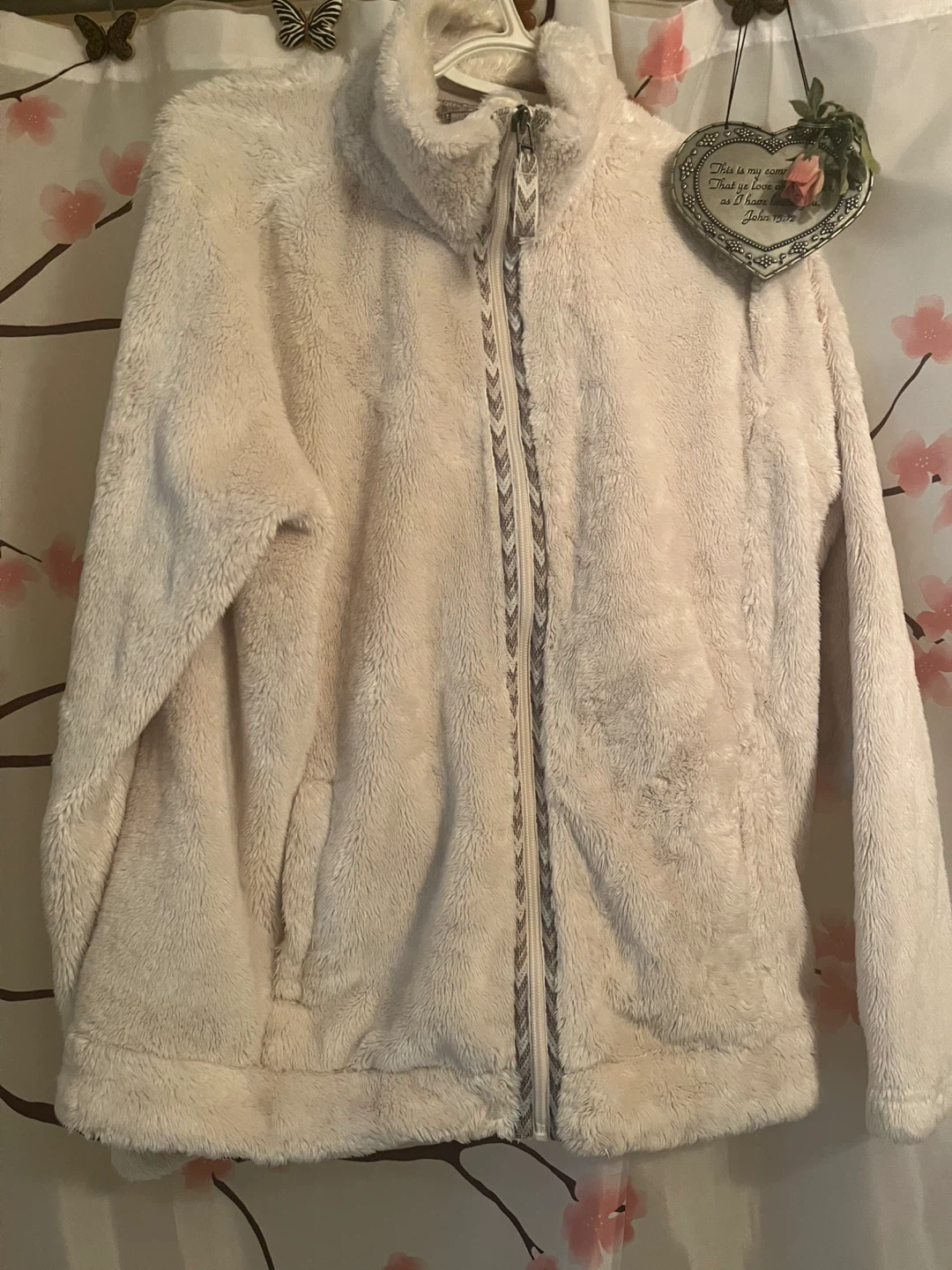 Royal Robbins Women's Fleece Jacket - Cream - Size L