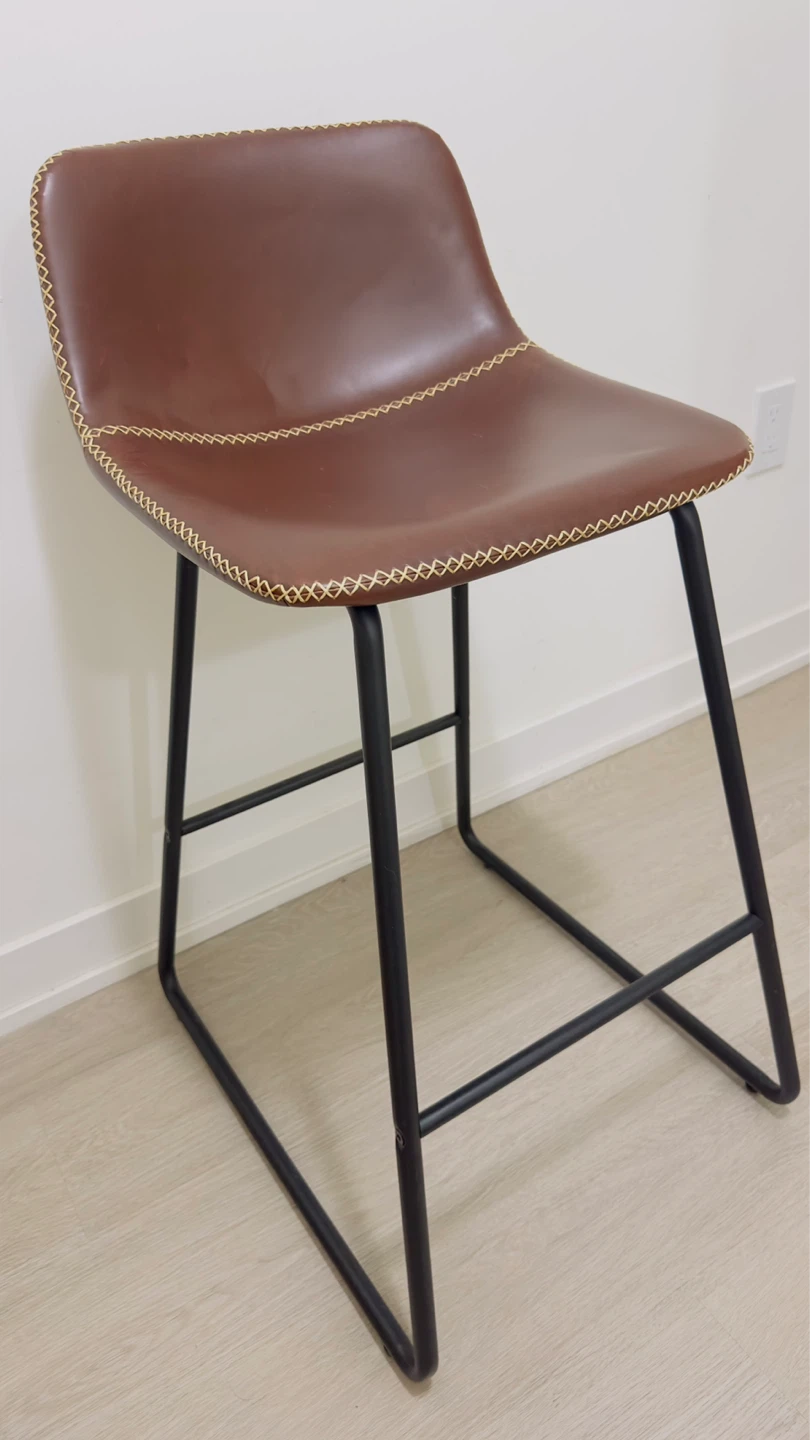 Set of 3 Counter Height Bar Stools – Brand New - photo 3