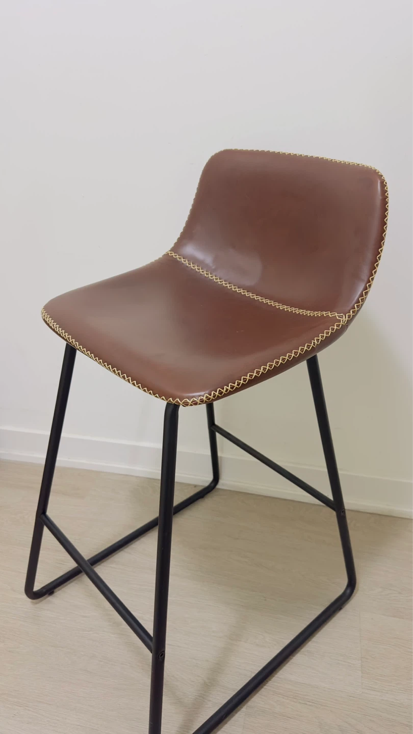 Set of 3 Counter Height Bar Stools – Brand New - photo 2