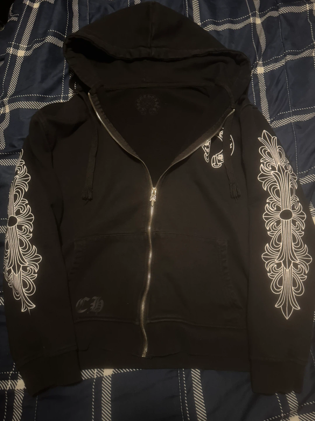 Chrome Hearts Zip-Up Hoodie