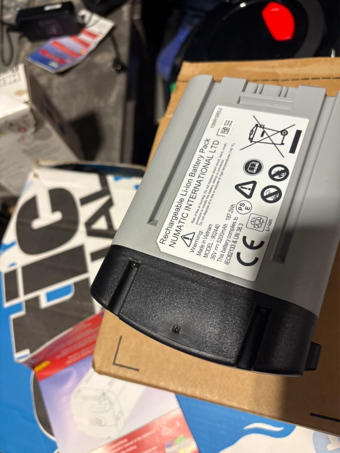 Numatic Nacecare Rechargeable Li-ion Battery Pack - photo 4