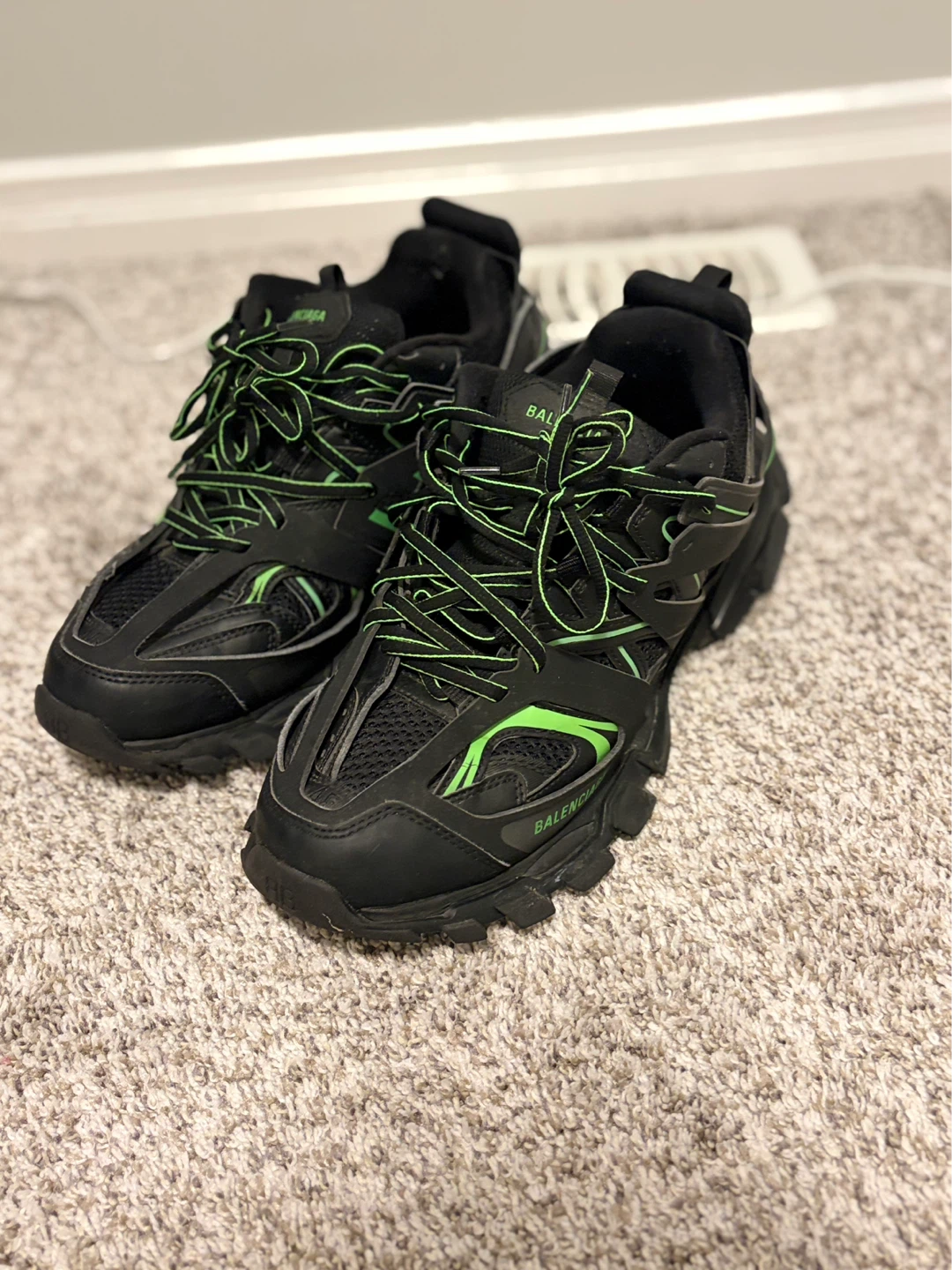 Balenciaga Track Sneakers Black/Neon Green - photo 2