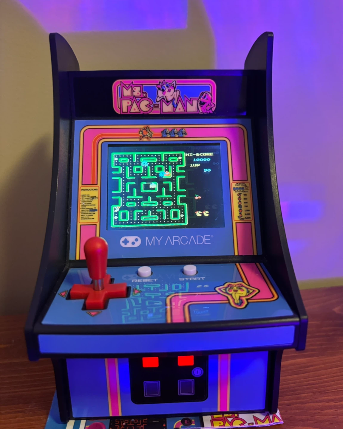 My Arcade Ms. Pac-Man Retro Mini Arcade Game - photo 2