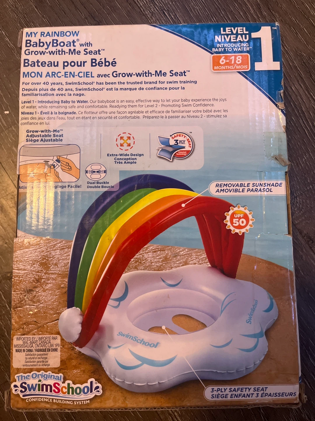 The Original SwimSchool My Rainbow BabyBoat