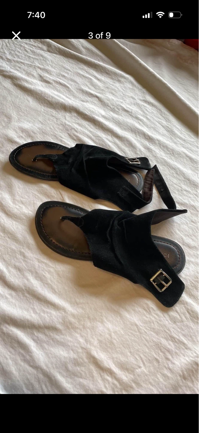 Nine West Ankle Leather 7.5 Sandals - photo 3