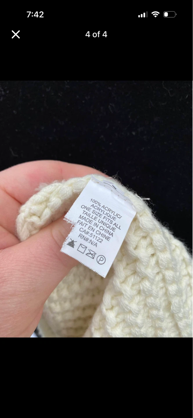 Ivory Knit Infinity Scarf - photo 4