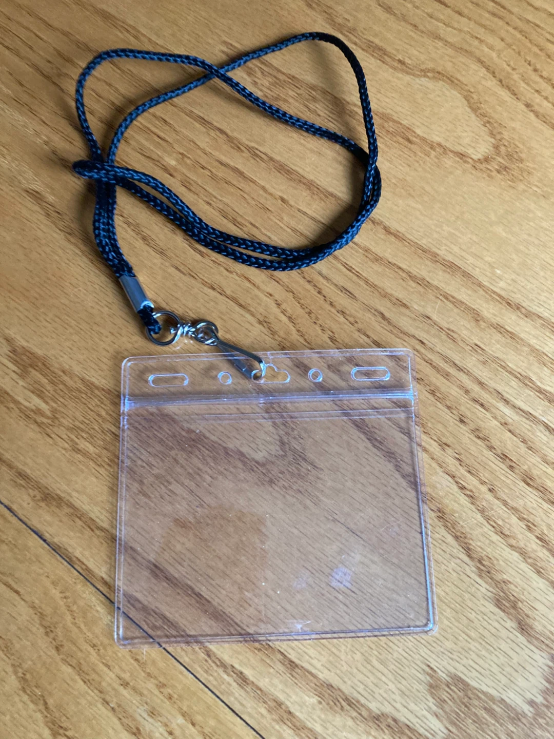 FREE Clear Badge Holder with Lanyard