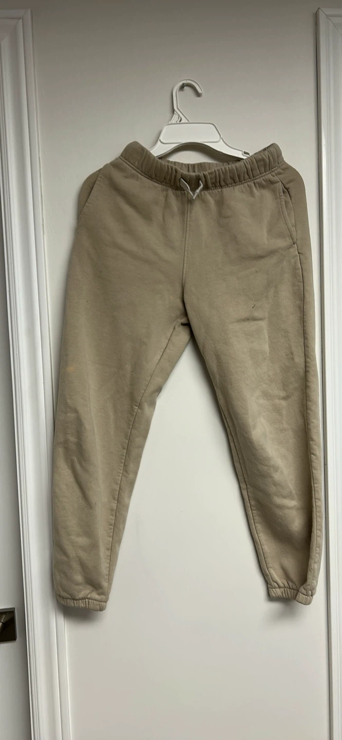 Old Navy Tan Jogger Sweatpants - Kids Size L (10-12)