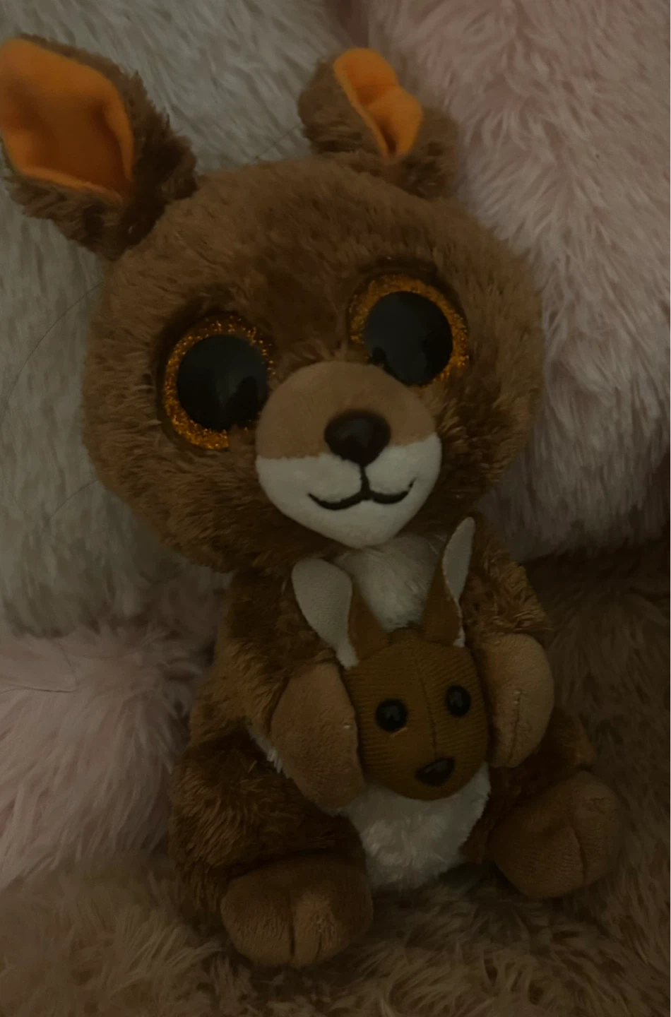 Brown Kangaroo with Baby Plush Toy
